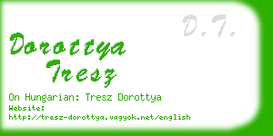 dorottya tresz business card